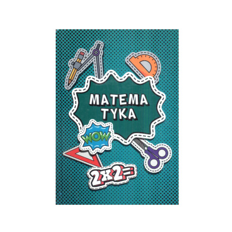 ZESZYT BRULION A5 W KRATKĘ 60 KARTEK Z MARGINESEM MATEMATYKA
