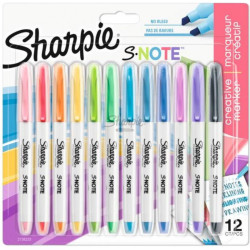 ZESTAW MARKERÓW SHARPIE SNOT 12 KOLORÓW