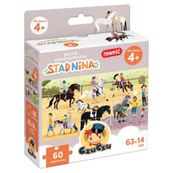 PANORAMICZNE STADNINA PUZZLE 60 ELEMENTÓW CZUCZU 4+