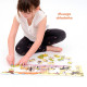 PANORAMICZNE STADNINA PUZZLE 60 ELEMENTÓW CZUCZU 4+