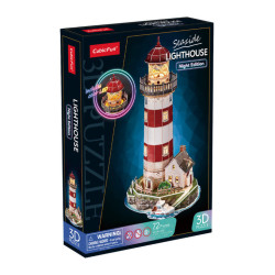 Puzzle 3d Latarnia (wersja nocna) Cubic Fun OUTLET