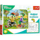 Puzzle 24 z kolorowanką Rodzina Treflików 90988