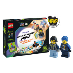 LEGO®. Twoja galaktyczna misja. Zbuduj własną historię! + 2 MINIFIGURKI Ponad 200 klocków