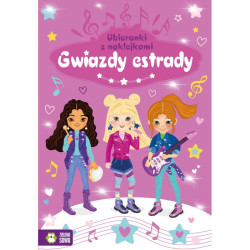 GWIAZDY ESTRADY NAKLEJKOWE UBIERANKI 4+