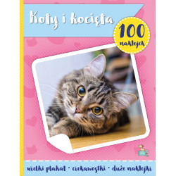 KOTY I KOCIĘTA. 100 NAKLEJEK I PLAKAT