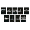 Elisa Zeszyt A5 Cities By Night linia 80 kartek MIX Wzorów