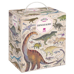 PUZZLE 200 PUZZLOVE RODZINNE DINOZAURY CZUCZU