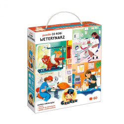 PUZZLE CO ROBI WETERYNARZ CZUCZU 4+