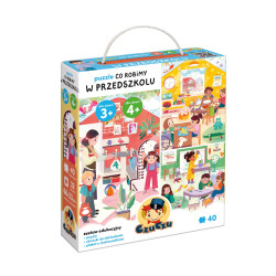 PUZZLE CO ROBIMY W PRZEDSZKOLU CZUCZU 3+ 4+