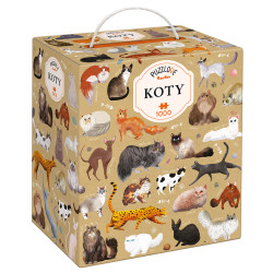 PUZZLE 1000 PUZZLOVE KOTY CZUCZU