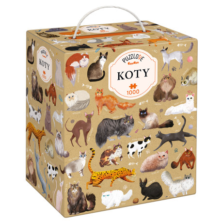 PUZZLE 1000 PUZZLOVE KOTY CZUCZU