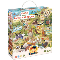 PUZZLE 200 DZIKIE PUZZLE PARKI NARODOWE CZUCZU 6+