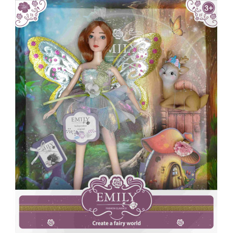 LALKA EMILY WRÓŻKA BLUE 30 CM OUTLET