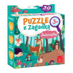 PUZZLE Z ZAGADKĄ ZWIERZĄTKA  3+ Outlet 