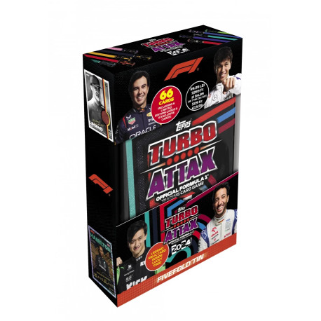 F1 TURBO ATTAX OFFICIAL FORMUŁA 1 2024 FIVEFOLD TIN 1 SZT. MIX OUTLET