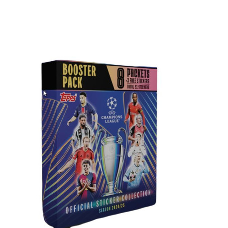 UEFA CHAMPIONS LEAGUE 2024/25 NAKLEJKI BOOSTER PACK OUTLET