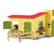 Schleich Farm World - Boks stajenny dla konia + kucyk islandzki 42609 OUTLET