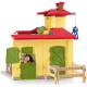 Schleich Farm World - Boks stajenny dla konia + kucyk islandzki 42609 OUTLET