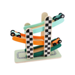 ZABAWKA DREWNIANA RACING CARS TOWER 61643 Outlet 18m+