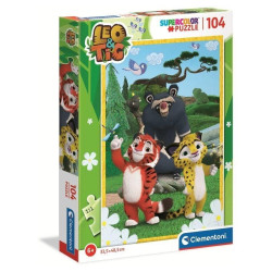 PUZZLE 104 SUPER KOLOR LEO&TIG 27547
