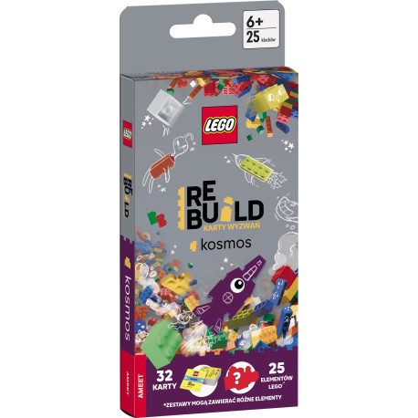 LEGO BOOKS REBUILD KARTY WYZWAŃ KOSMOS ACP-6602
