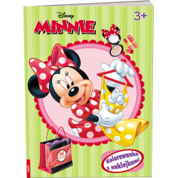 MINNIE KOLOROWANKA Z NAKLEJKAMI NA-9114