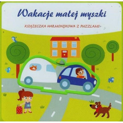 WAKACJE MAŁEJ MYSZKI. KSIĄŻECZKA HARMONIJKOWA Z PUZZLAMI (brak elementów)
