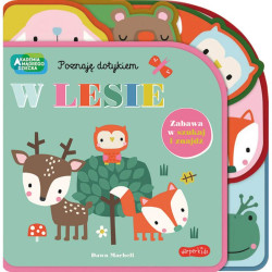 W LESIE. AKADEMIA MĄDREGO DZIECKA. POZNAJĘ DOTYKIEM. ZABAWA W SZUKAJ I ZNAJDŹ
