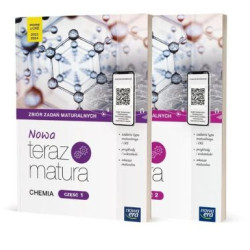 PAKIET Nowa Teraz matura. Chemia. Zbiór zadań maturalnych. Część 1 i 2