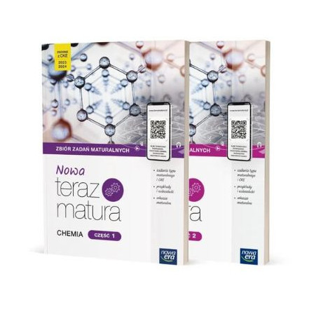 PAKIET Nowa Teraz matura. Chemia. Zbiór zadań maturalnych. Część 1 i 2