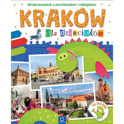 KRAKÓW DLA DZIECIAKÓW MINIPRZEWODNIK Z POCZTÓWKAMI I NAKLEJKAMI
