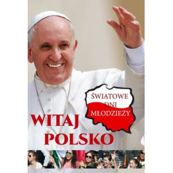 Witaj polsko światowe dni młodzieży (flaga)