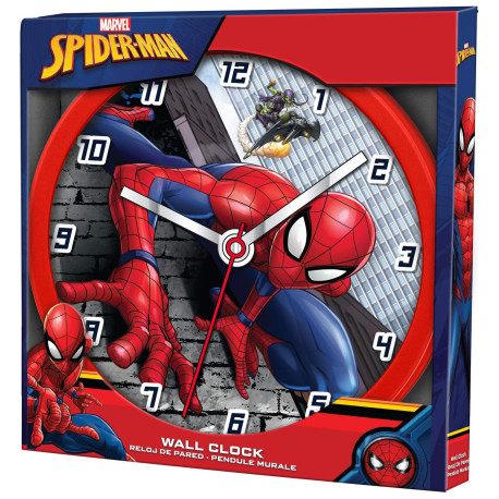 ZEGAR ŚCIENNY SPIDERMAN 25CM SPD3601 Outlet