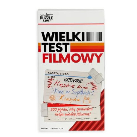 Wielki test Filmowy, gra, Professor Puzzle Outlet