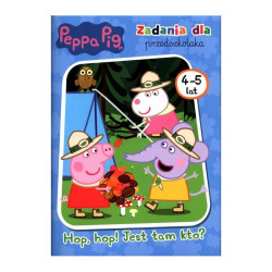ŚWINKA PEPPA HOP HOP! JEST TAM KTO? ZADANIA DLA PRZEDSZKOLAKA 4-5 LAT