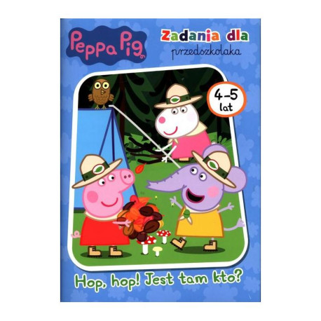 ŚWINKA PEPPA HOP HOP! JEST TAM KTO? ZADANIA DLA PRZEDSZKOLAKA 4-5 LAT