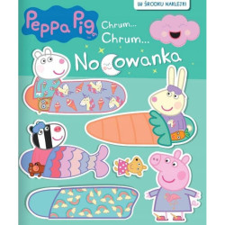 ŚWINKA PEPPA. NOCOWANKA. KSIĄŻECZKA Z NAKLEJKAMI