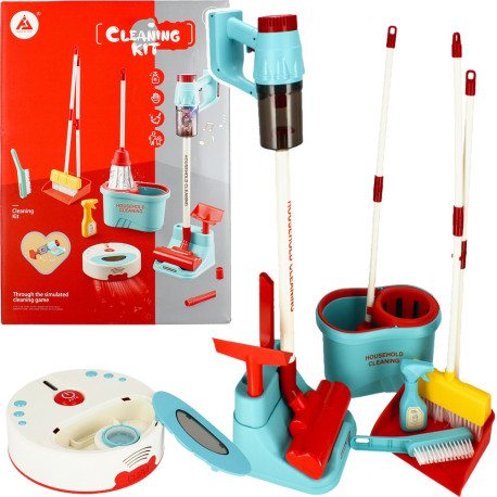 DUŻY ZESTAW DO SPRZĄTANIA ROBOT SPRZĄTAJACY MOP OUTLET