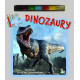 Dinozaury (brak kredek). Książeczki z puzzlami, kolorowankami i kolorową kredką