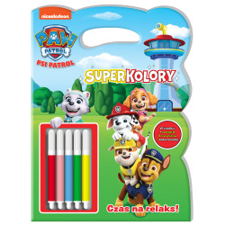 Czas na relaks (brak pisaków). Psi Patrol. SuperKolory