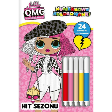 Hit sezonu. L.O.L Surprise! OMG. Numerkowe kolorowanki