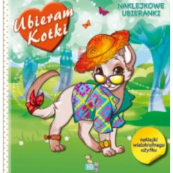 Naklejkowe ubieranki - Ubieram kotki