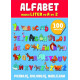 Alfabet. Nauka liter z naklejkami