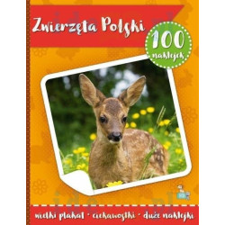 Zwierzęta polski. 100 naklejek z plakatem