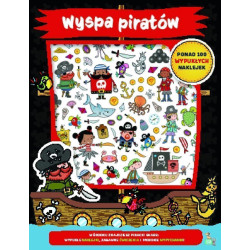 Wyspa piratów. Ponad 100 wypukłych naklejek