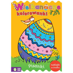 WIELKANOCNE KOLOROWANKI PISANKI 4+