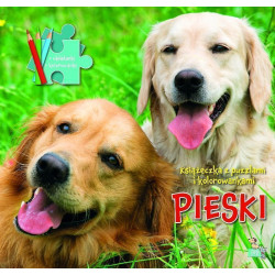 Pieski. Książeczki z puzzlami i kolorowankami
