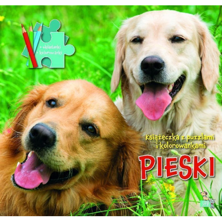 Pieski. Książeczki z puzzlami i kolorowankami