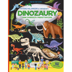 Dinozaury i inne zwierzęta prehistoryczne. Mini encyklopedia z naklejkami