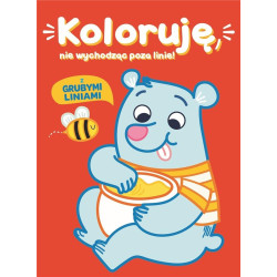 Koloruję bez wychodzenia poza linię z grubymi liniami